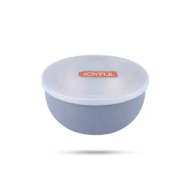 Stainless Steel Bowl with Plastic Lid - 3 x 6 Inches | Stainless Steel Cup for Home