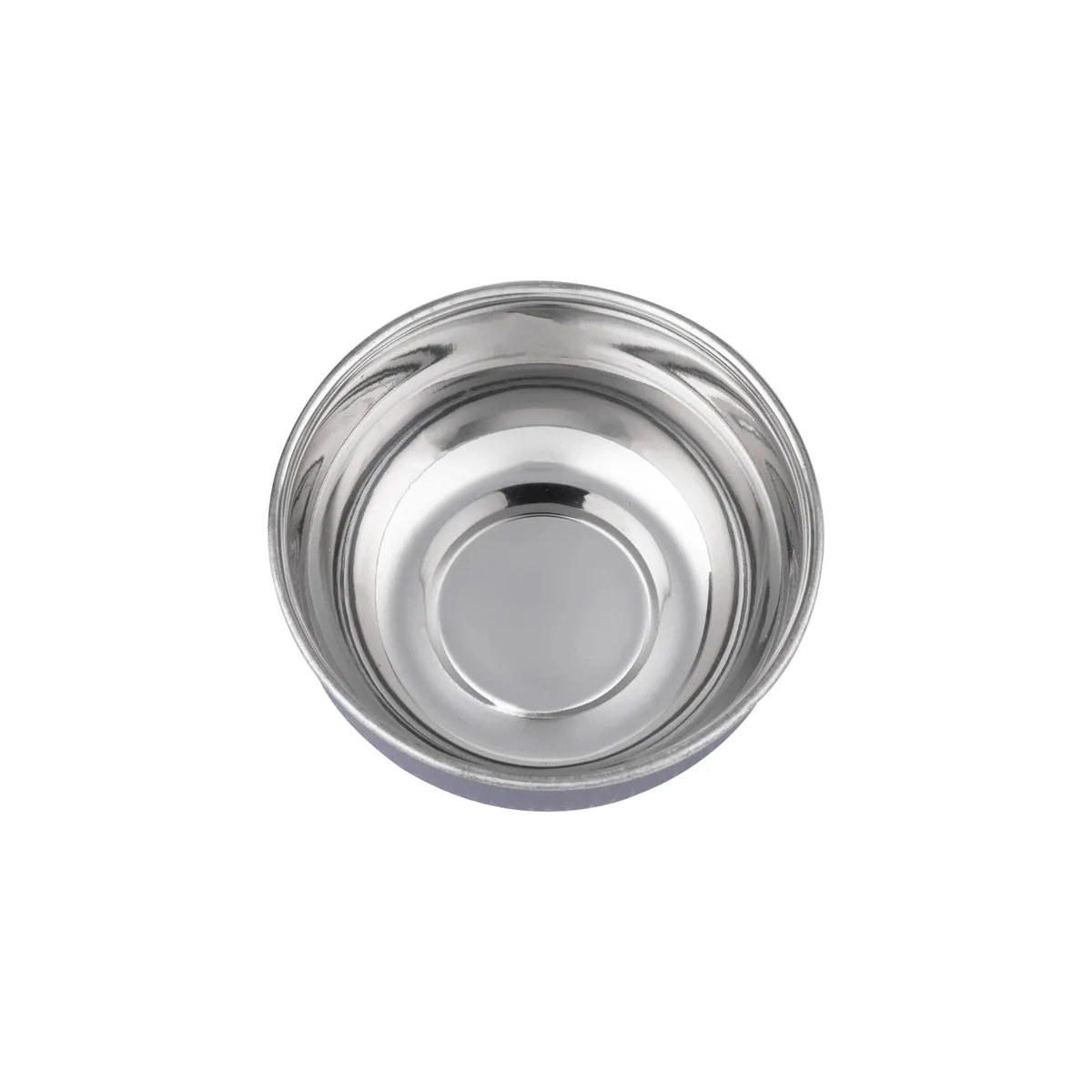 Stainless Steel Bowl with Plastic Lid - 3 x 6 Inches | Stainless Steel Cup for Home