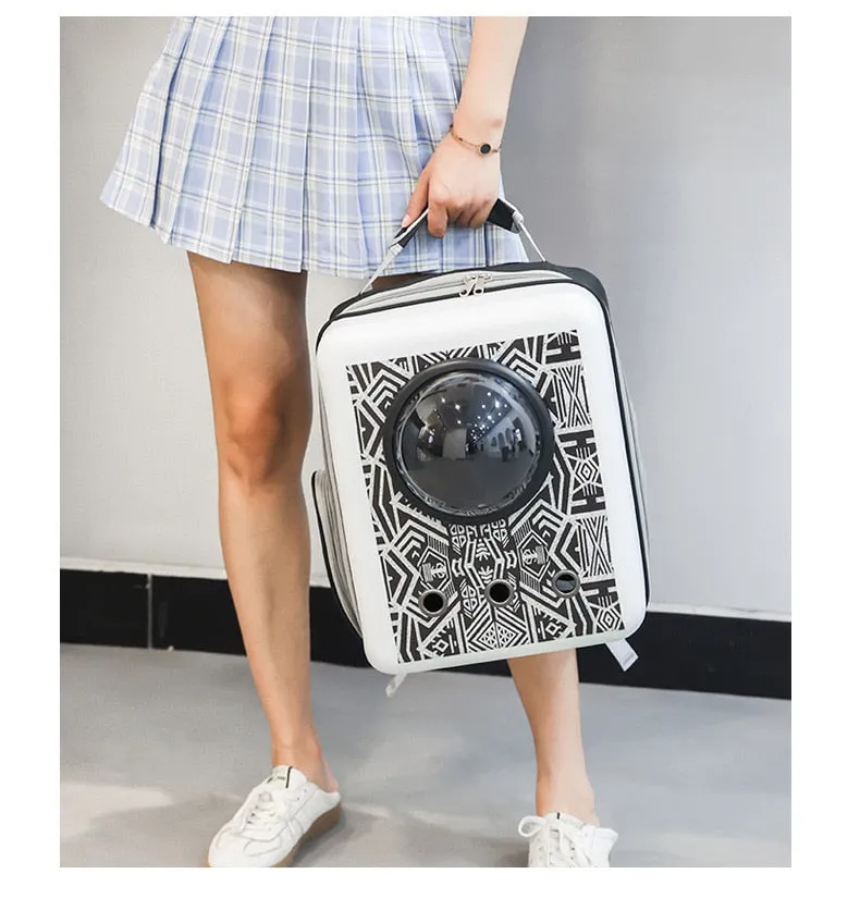 Stylish Breathable Portable Pet Carrier Backpack