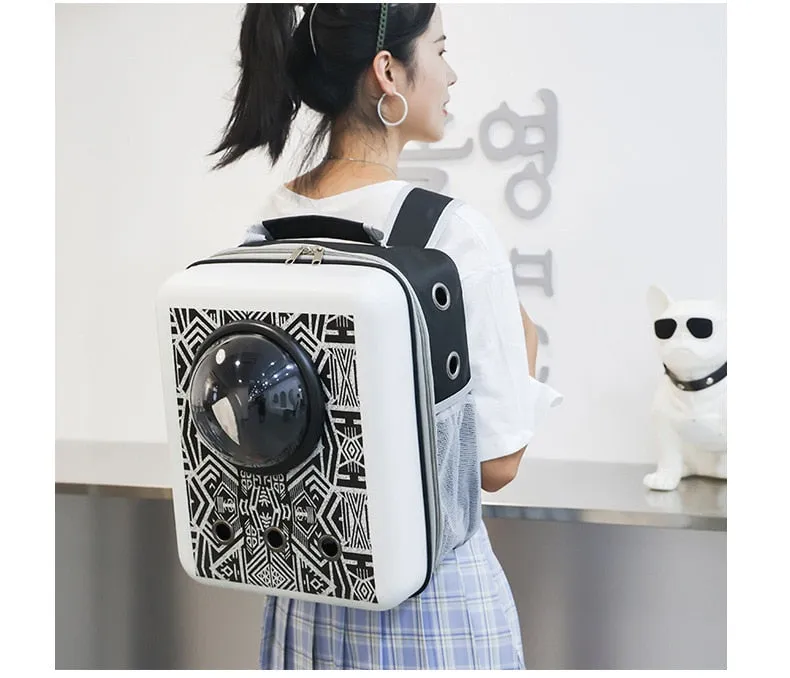 Stylish Breathable Portable Pet Carrier Backpack
