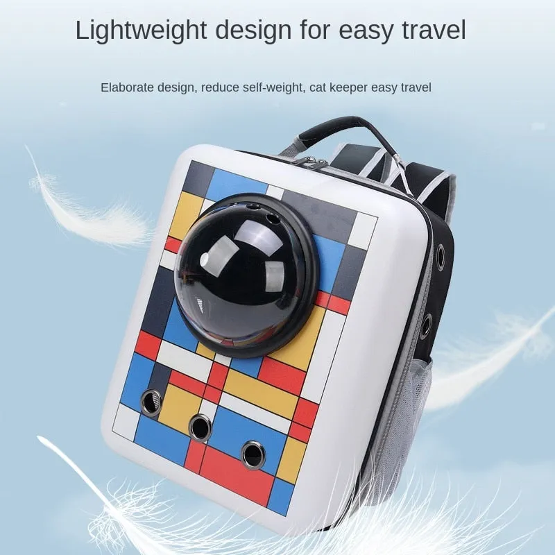 Stylish Breathable Portable Pet Carrier Backpack