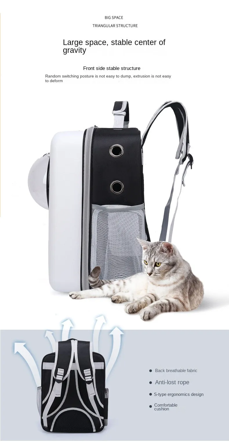 Stylish Breathable Portable Pet Carrier Backpack
