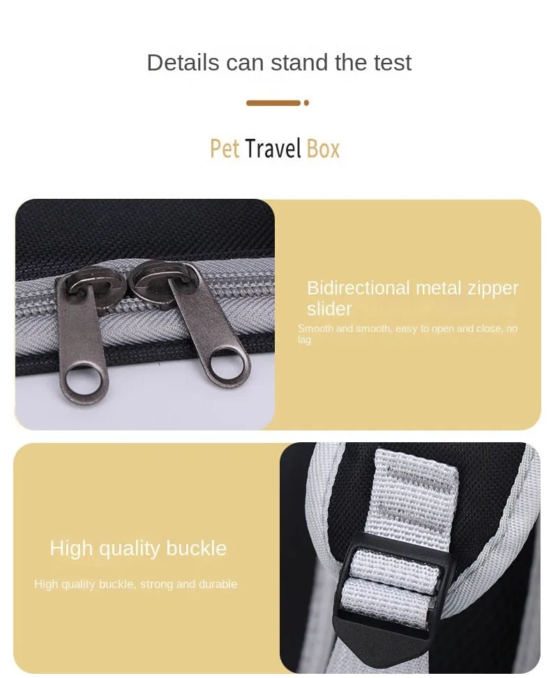 Stylish Breathable Portable Pet Carrier Backpack