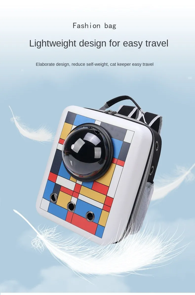 Stylish Breathable Portable Pet Carrier Backpack