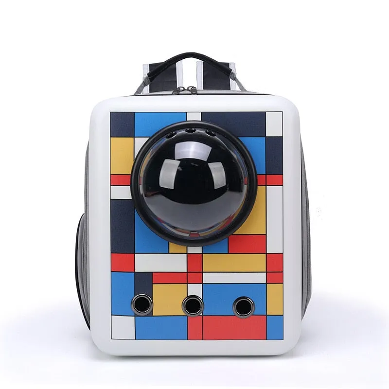 Stylish Breathable Portable Pet Carrier Backpack