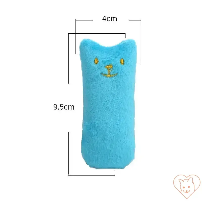 Teeth Grinding Catnip Chew Toy - Interactive Plush