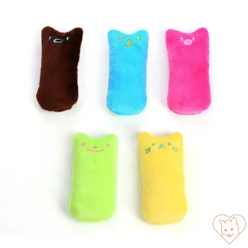 Teeth Grinding Catnip Chew Toy - Interactive Plush