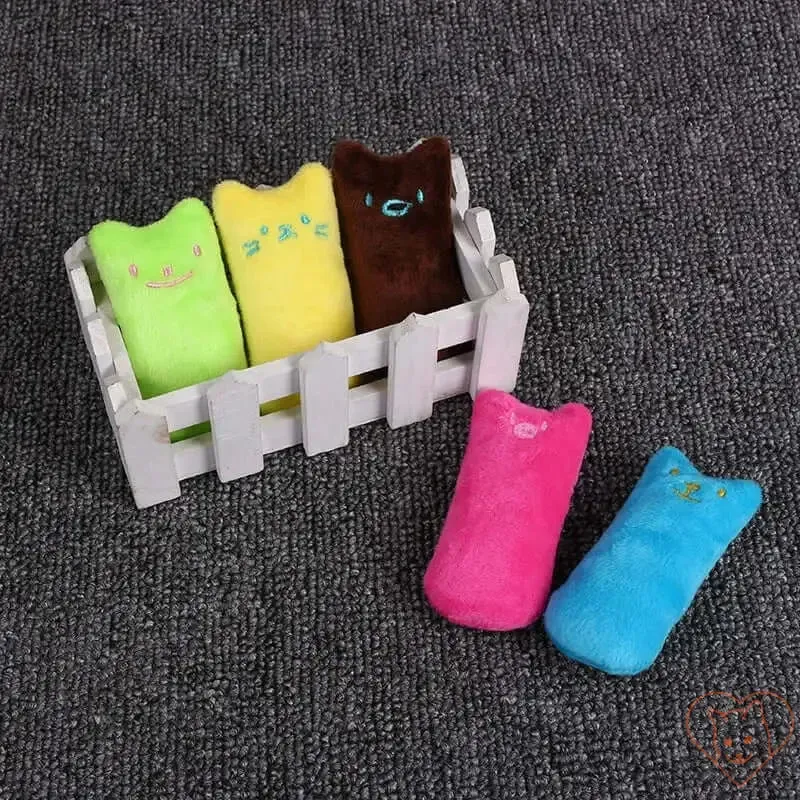 Teeth Grinding Catnip Chew Toy - Interactive Plush