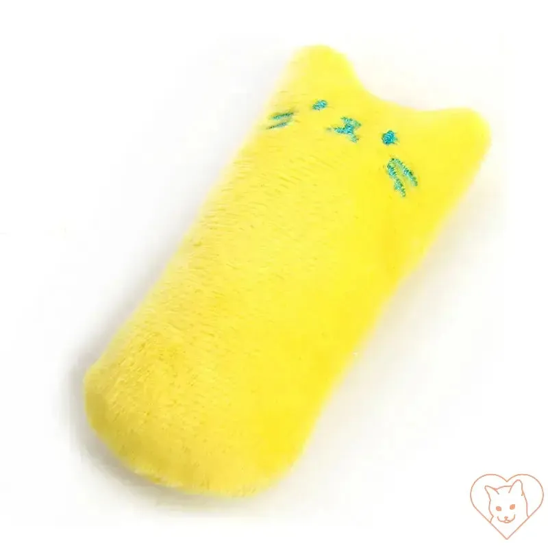 Teeth Grinding Catnip Chew Toy - Interactive Plush