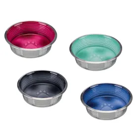 TRIXIE Stainless steel bowl with glaze  20 cm