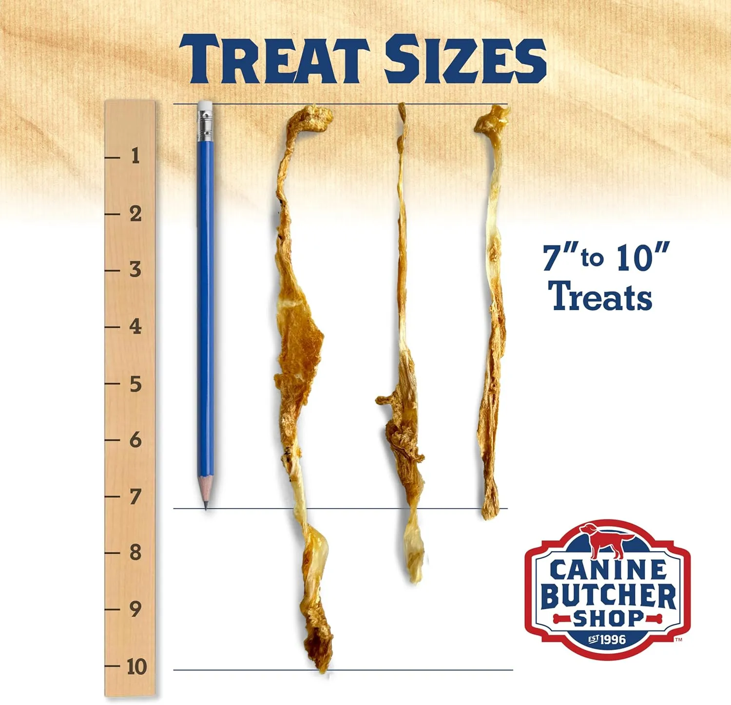 Turkey Tendons for Dogs Made and Raised in USA, All-Natural Chews for Small and Large Breeds, Single-Ingredient Treat, Healthy No Hide Dog Chews (8 oz)