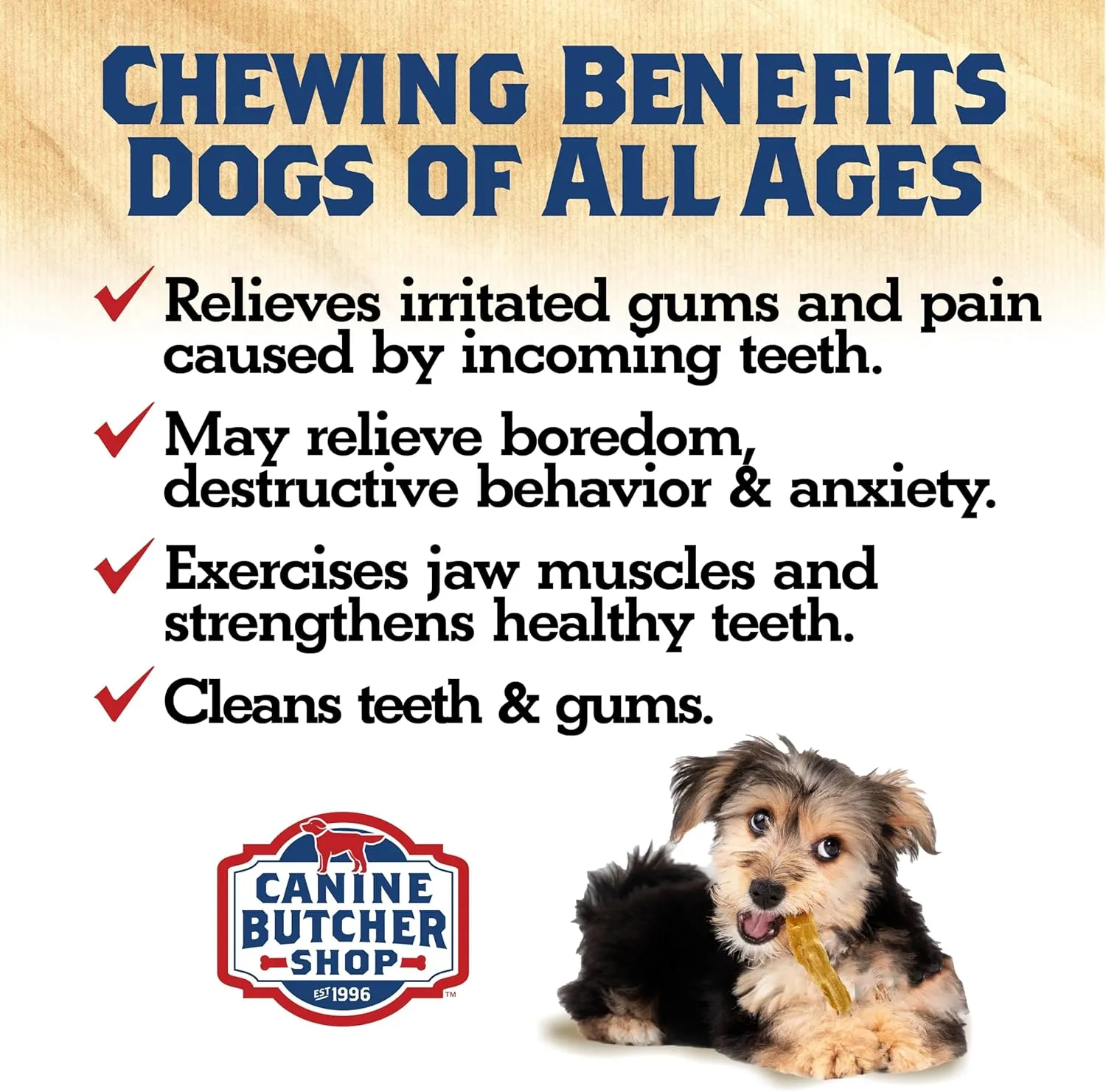 Turkey Tendons for Dogs Made and Raised in USA, All-Natural Chews for Small and Large Breeds, Single-Ingredient Treat, Healthy No Hide Dog Chews (8 oz)