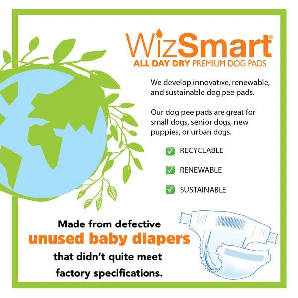 WizSmart Earth Friendly Ultra Dog Pads (8 cups)